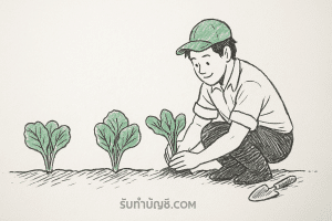 วิธีปลูกผักคะน้าฮ่องกงหนากรอบความ 5 ตลาดแปรทางโภชนาการกลาย