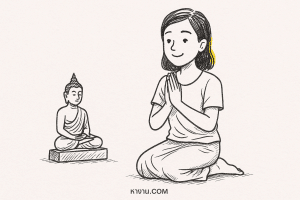 คำอธิษฐาน ก่อนสวดคาถาเงินล้านความทางสะสมใจโยงบุญจากพระพุทธ