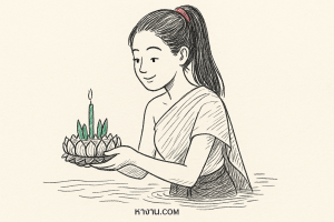 คำอธิษฐานลอยกระทงความงดงามเคารพน้ำ 5 การขอขมาพระแม่คงคา?