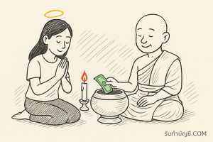 คำอธิษฐาน ทำบุญ ด้วยเงินความเมตตา 5 ประตูแห่งบุญบารมีสามารถ?