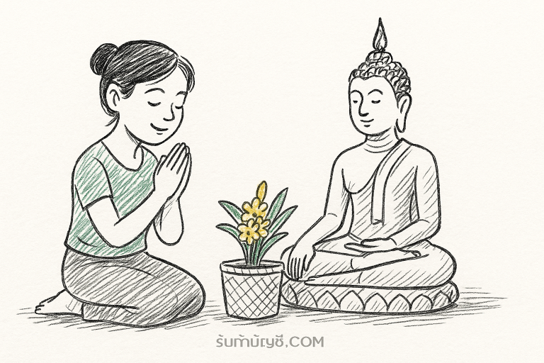 คำอธิษฐาน ก่อน บริจาค