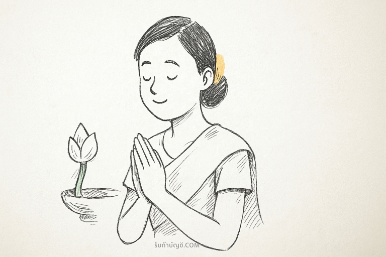 คำอธิษฐาน อนุโมทนาบุญ