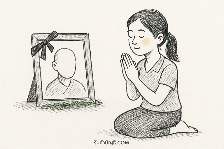 คำอธิษฐาน พิธีไว้อาลัย