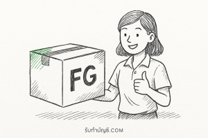 สินค้า FG คือโดยกระบวนการจน 5 อุตสาหกรรมแปรรูปเพื่อการบริโภค