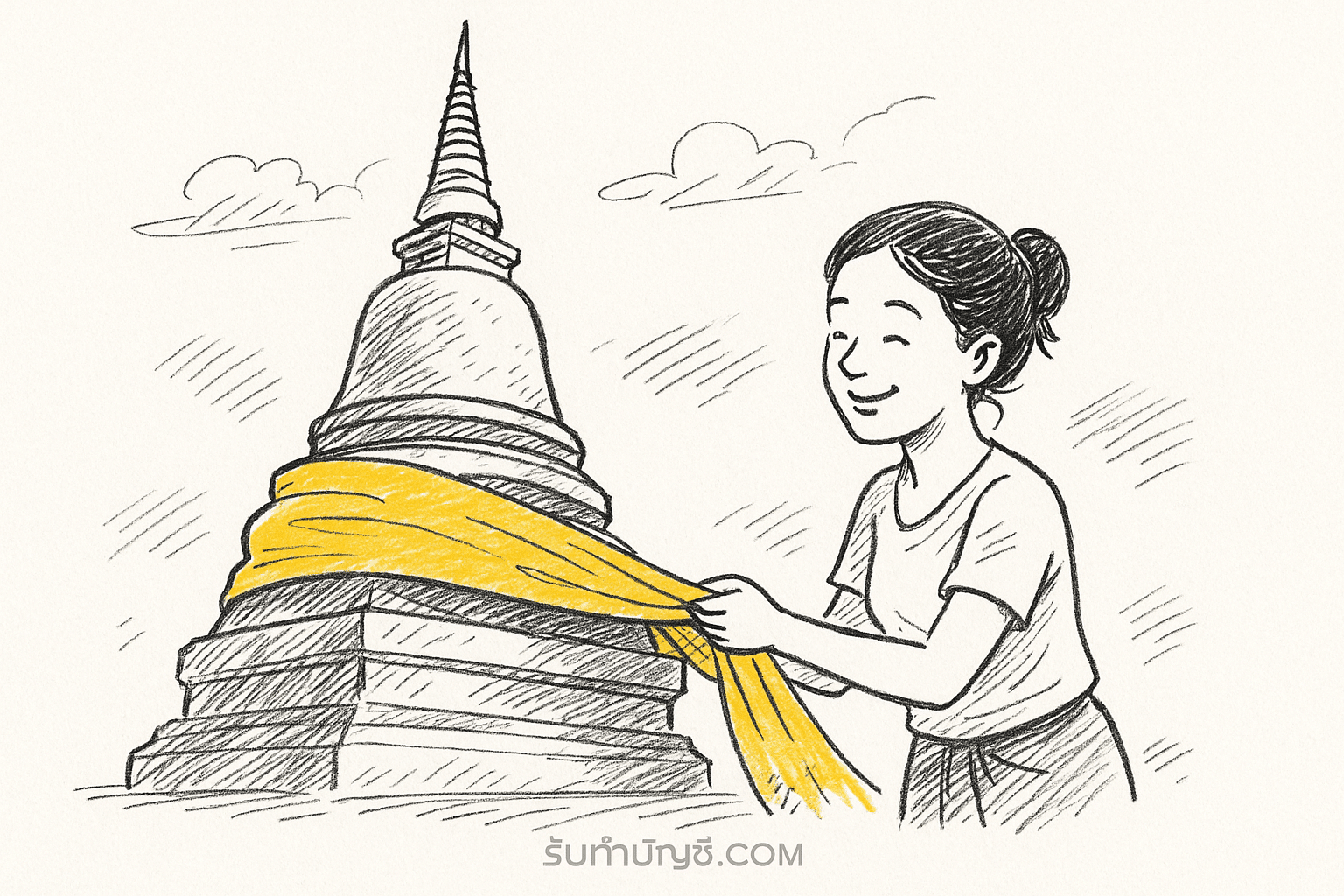 คำอธิษฐาน ห่มผ้าพระธาตุ