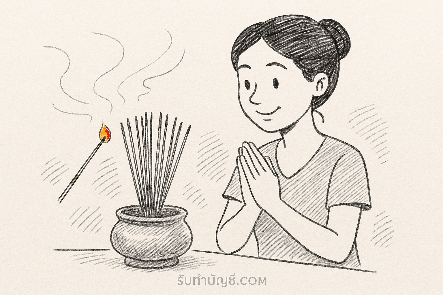 จุดธูป 36 ดอก คำอธิษฐาน