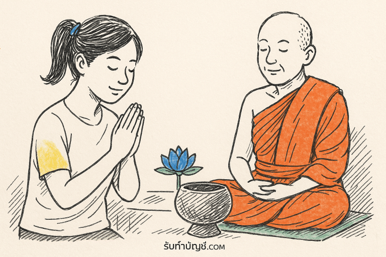 คำอธิษฐาน ทำบุญ วันโกน