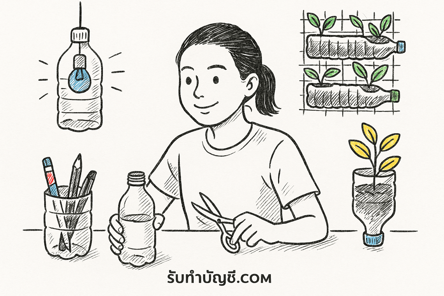 สิ่ง ประดิษฐ์ จาก ขวด น้ำ