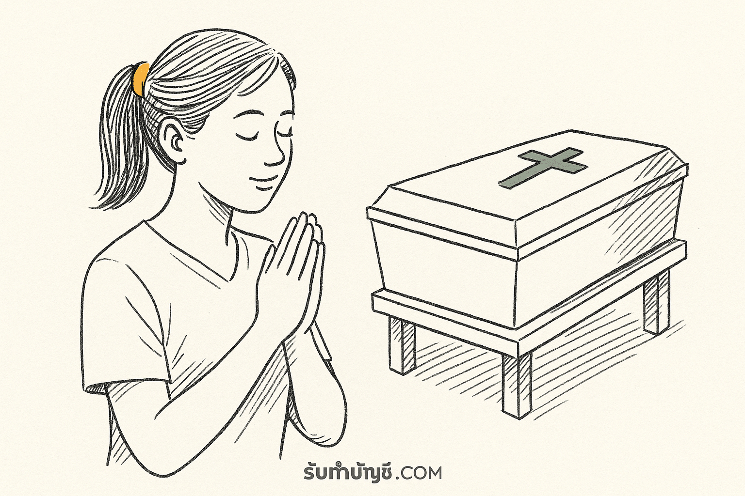 คำอธิษฐาน บริจาคโลงศพ