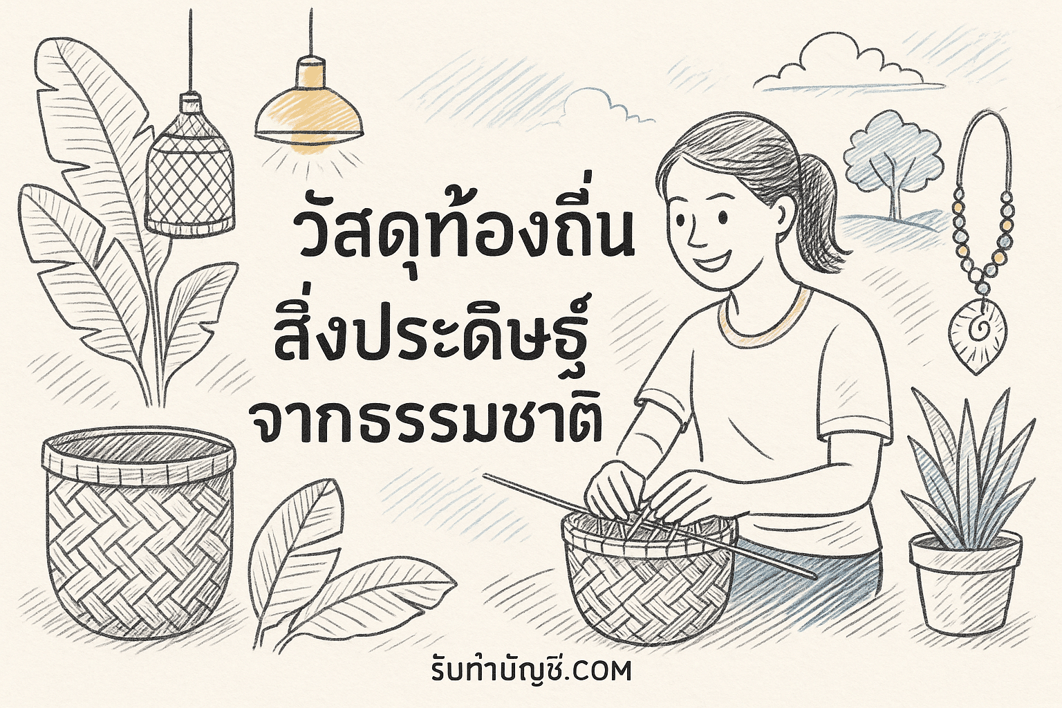 วัสดุ ท้องถิ่น สิ่ง ประดิษฐ์ จาก ธรรมชาติ