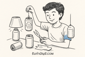 กระป๋องเบียร์สิ่งประดิษฐ์จากกระป๋องภารกิจของคน 5 โลกขยะกลาย?