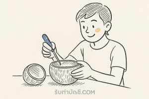 สิ่งประดิษฐ์จากกะลามะพร้าวแบบง่าย 5 ของจากสามารถแปลงตอบโจทย์