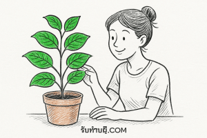 วิธีปลูกต้นบันไดเงินฟอกอากาศมาแรง 5 สายมูยกหลายคนนีออนเขียว?