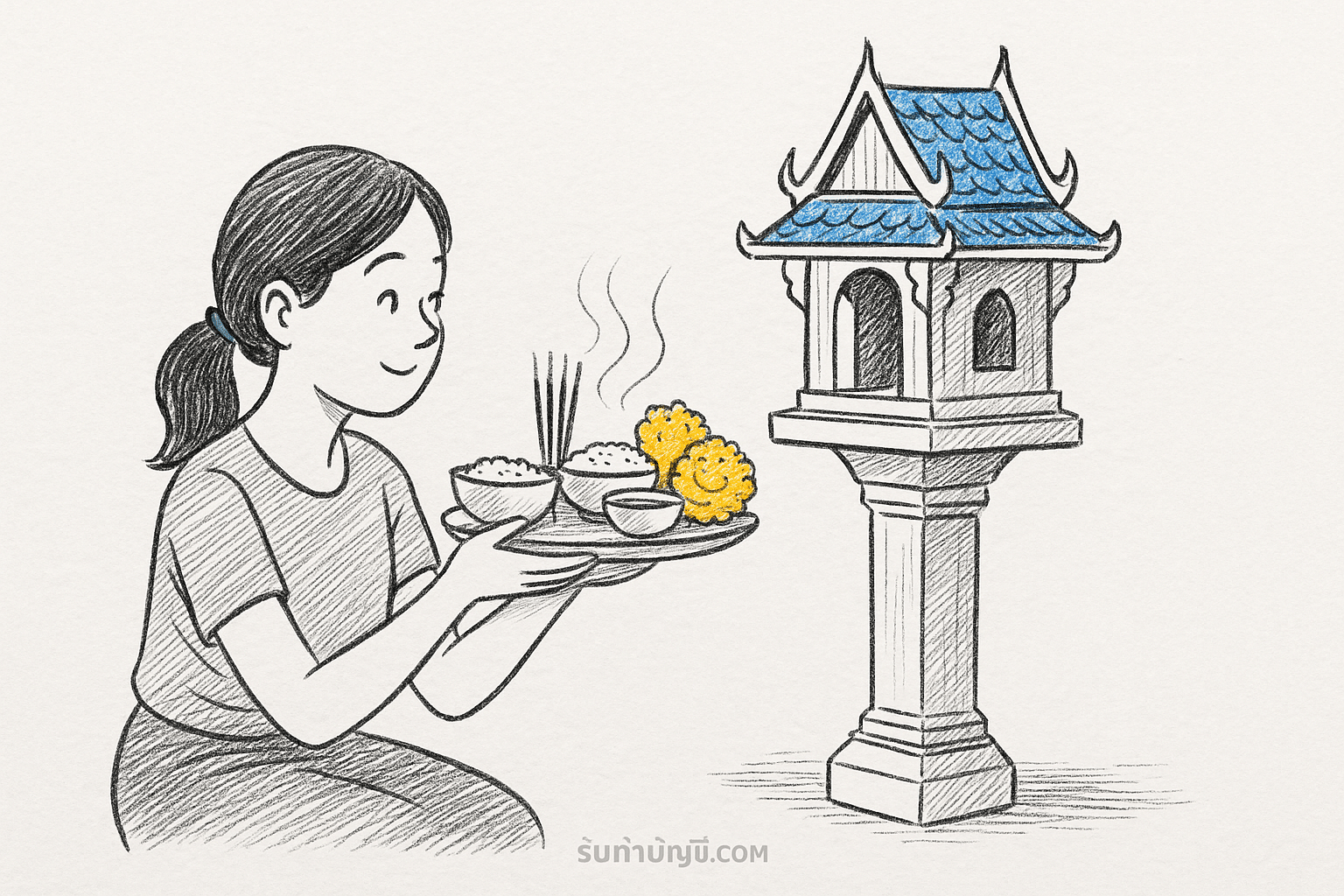 คำ บูชา ถวาย อาหาร พระภูมิ เจ้าที่