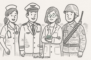 ธีมเช่าชุดอาชีพในฝันผู้ใหญ่ 9 อยากสวมบทบาทอาชีพอยากหมอทนาย?