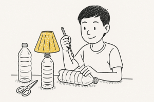 การสร้างสรรค์สิ่งประดิษฐ์จากของเหลือใช้และวิธีการทำ ฉบับเข้า