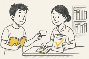 บริการ renew ในห้องสมุด (Renew service in the library) บริกา