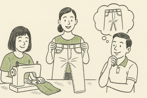 บริการผลิตกางเกงยีนส์คุณภาพสูงตามความต้องการลูกค้า ฉบับเข้าใ