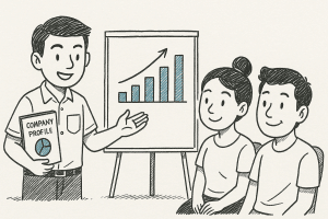 รับทำ company profile ราคา (Accepting company profile work,