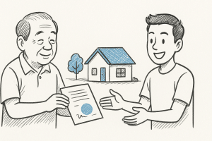 โอน ที่ดิน พร้อม สิ่ง ปลูก สร้าง ให้ ลูก (Transferring land