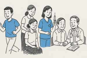 บริการ ต่างๆ อัน เกี่ยว กับ การ ส่งเสริม สุขภาพ การ ป้องกัน