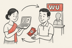 western union บริการ (western union service) บริการการโอนตอบ