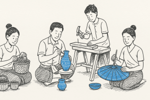 งานฝีมือและสิ่งประดิษฐ์ที่สร้างสรรค์โดยมนุษย์ ฉบับเข้าใจง่าย