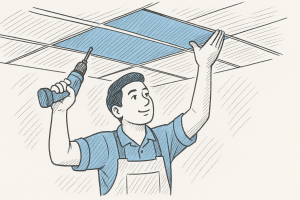 บริการรับเหมาติดตั้งฝ้าเพดานคุณภาพสูง ในราคาย่อมเยา ฉบับเข้า