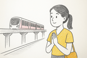รถไฟฟ้าสายสีชมพูเริ่มให้บริการแล้วหรือยังในปัจจุบัน ฉบับเข้า