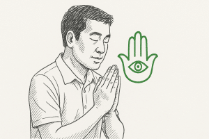 ลายมือที่ถือเป็นสิ่งศักดิ์สิทธิ์เพื่อการคุ้มครองชีวิต ฉบับเข